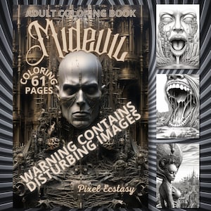 midevil horror coloring book