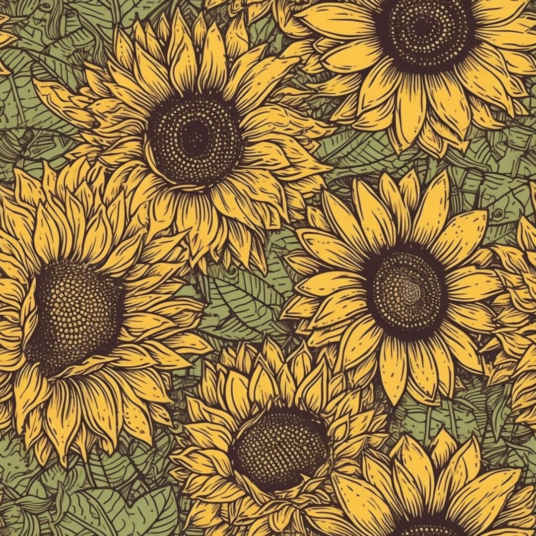 Sun Then Flower Pattern Sun Flower Pattern - Etsy