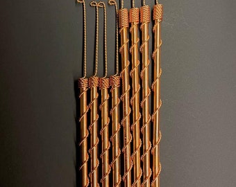 Electroculture Copper Antenna Set: Tensor Weave for Plant Growth