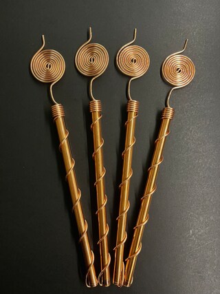 Bacchette Da Rabdomante In Ottone A L - ELETTRO COLTURA ALESSIOJ BOZZATO DI BOZZATO ALESSIO