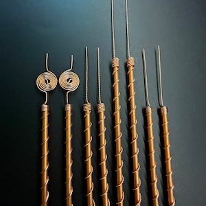 Exotische koperen elektrocultuurantennes (8-pack) – Tesla 369 Tensor Weave-tuingereedschap voor bodemenergie, plantengroei en vitaliteit