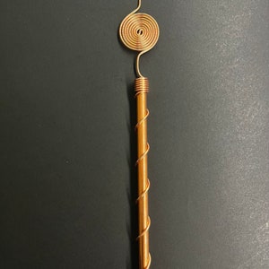 Single Tesla&#39;s Resonance Copper Spiral 369 Electroculture Antenna - Boost Plant Growth and Vitality (1 - box - 1 pcs.)