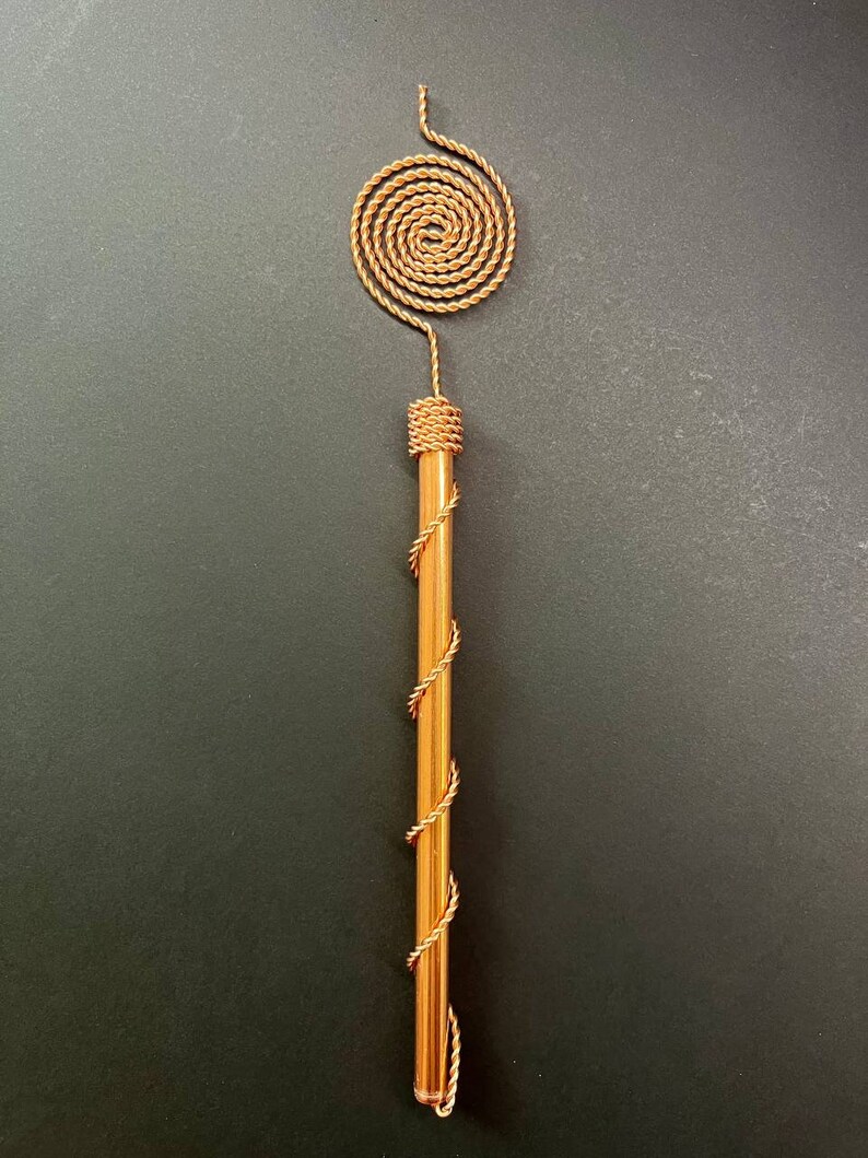 Ekoträdgårdspresent – Tensor Tesla-kopparantenner | Elektrokulturverktyg för naturlig växttillväxt och livfull jordenergi (4-pack) bild 5