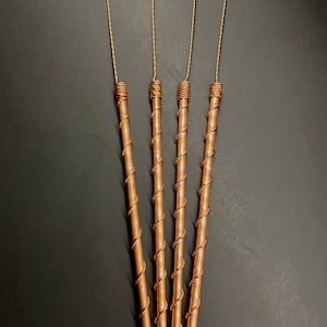 Electroculture Copper Antenna (Set of 4): Tensor Weave Garden Tool