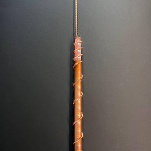 Antenna per elettrocoltura al quarzo rosa / Torre da giardino in rame per la crescita delle piante e il bilancio energetico / Strumento di messa a terra da 54 cm