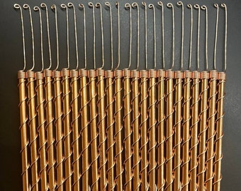 Giga Pack 24x Copper Electroculture Antennas – Tesla-Inspired Garden Stakes for Aether Energy & Organic Plant Growth
