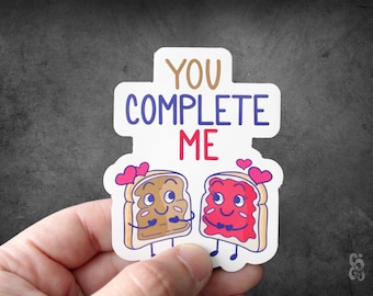 Peanut Butter and Jelly Magnets, You Complete Me