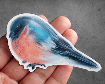 Chubby Bird Vinyl Sticker | Waterproof Laptop Decal