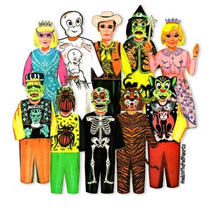 Vintage Halloween Costume, Vintage Halloween Decoration, Halloween