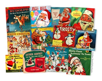 Vintage Christmas Ephemera, Vintage Christmas Decorations, Christmas Journals, Christmas Reproductions, Vintage Christmas Card