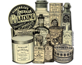 Apothecary Junk Journal, Apothecary Ephemera, Vintage Pharmacy Potions, Druggist Labels, Apothecary Labels, Pharmacy Labels