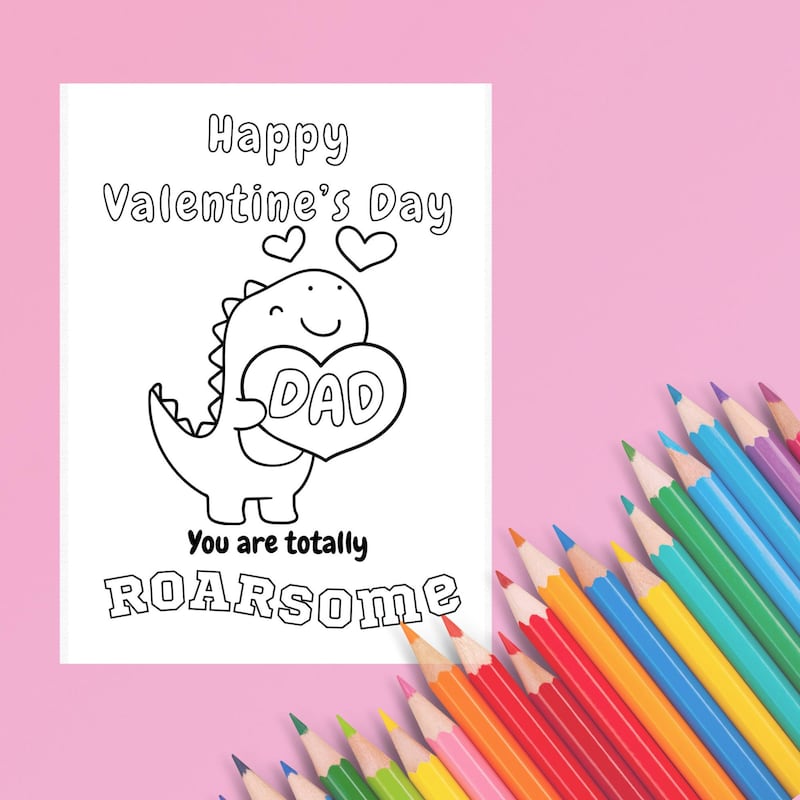 Printable Color Valentines - Etsy