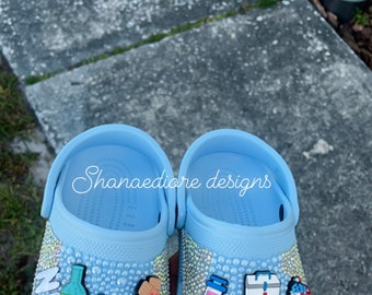 Custom nurse crocs
