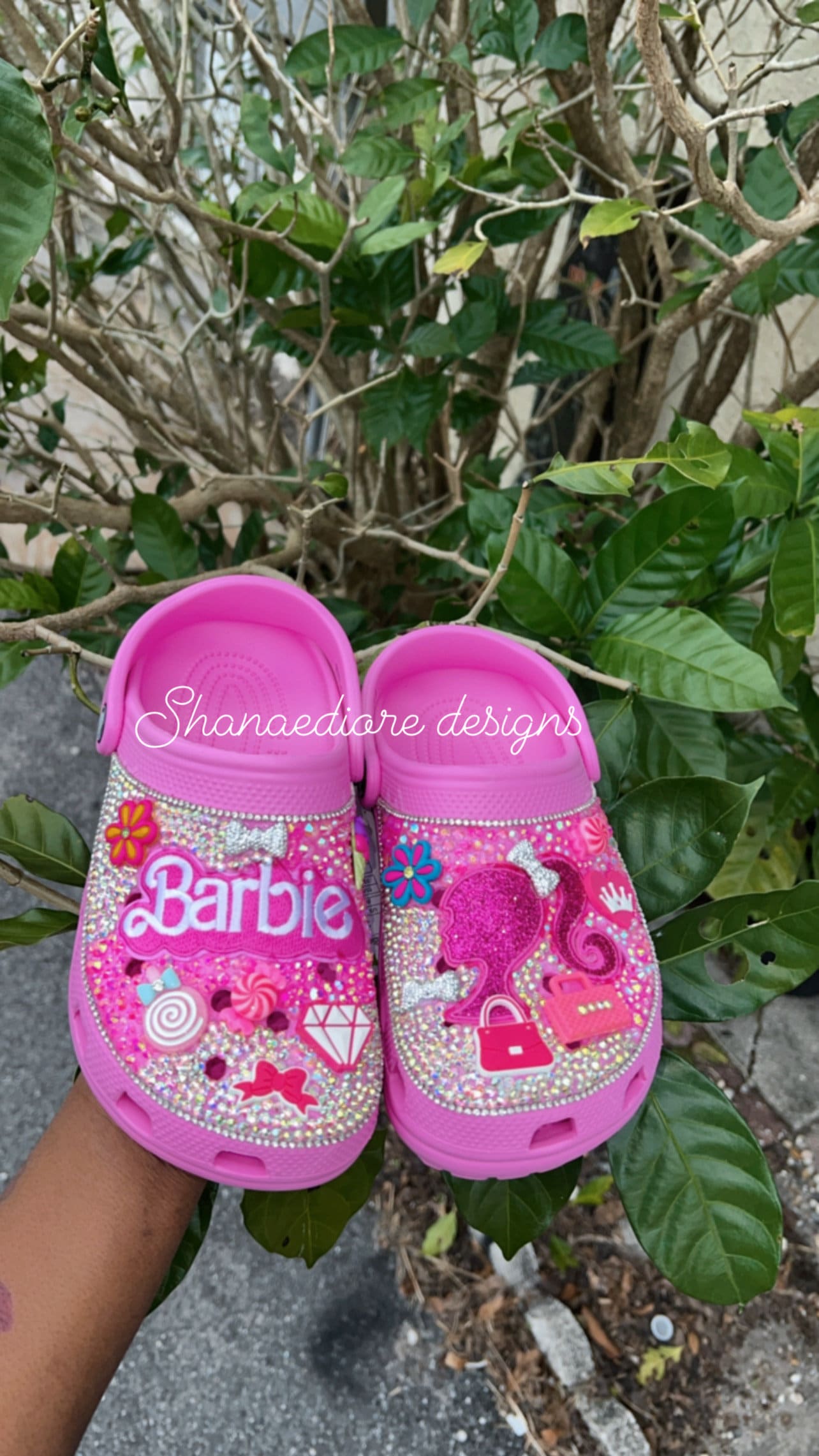 Bling your Crocs out Barbie - A&J Charms and Accessories