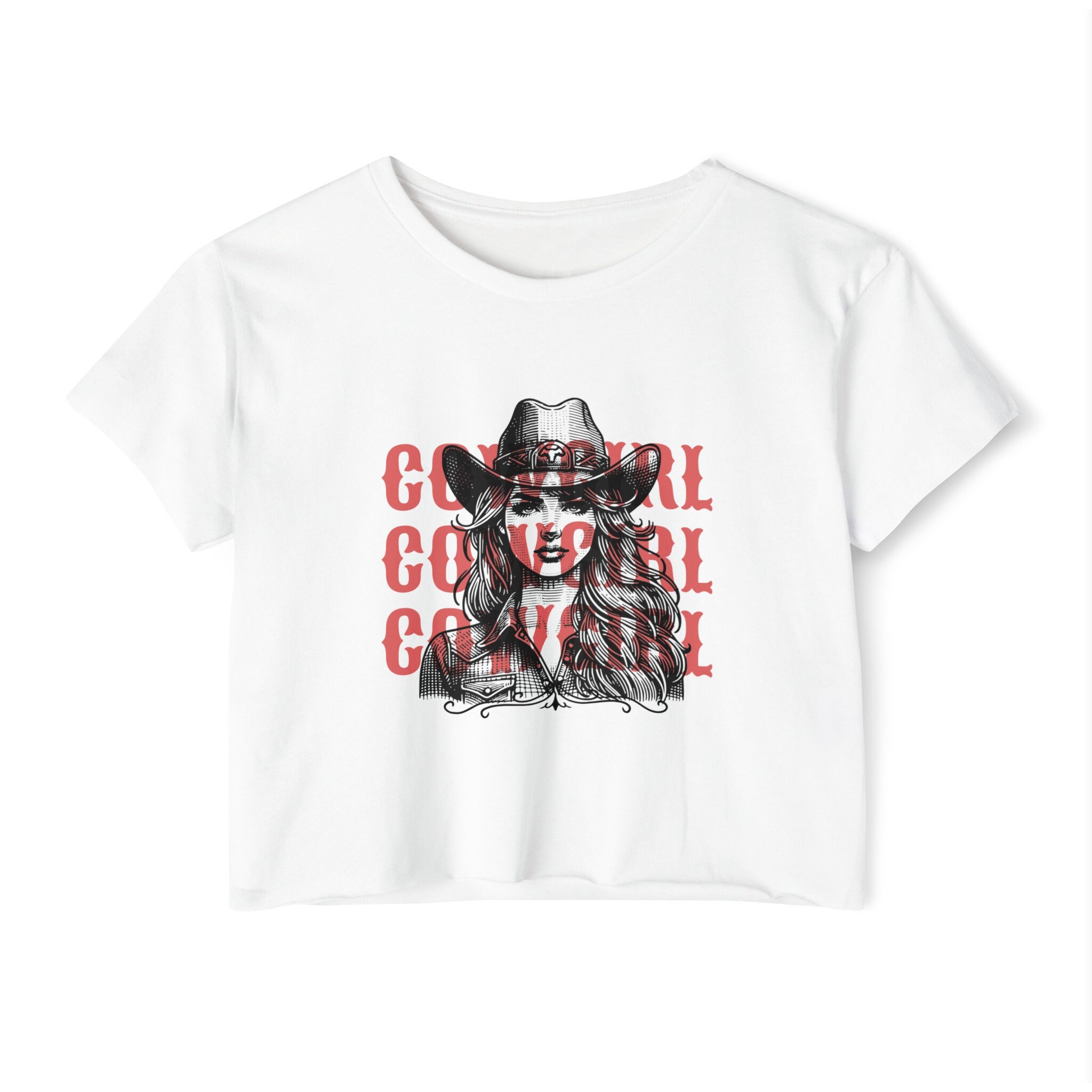 Emo Cowgirl Cropped Tee