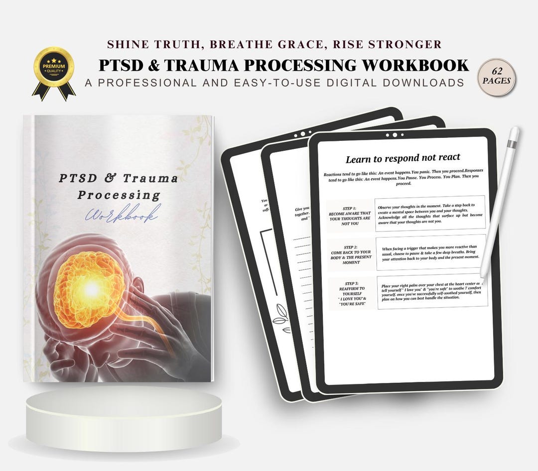 Trauma Processing.pdf PTSD & Trauma Processing Workbook | Mental Health Healing Journal ...