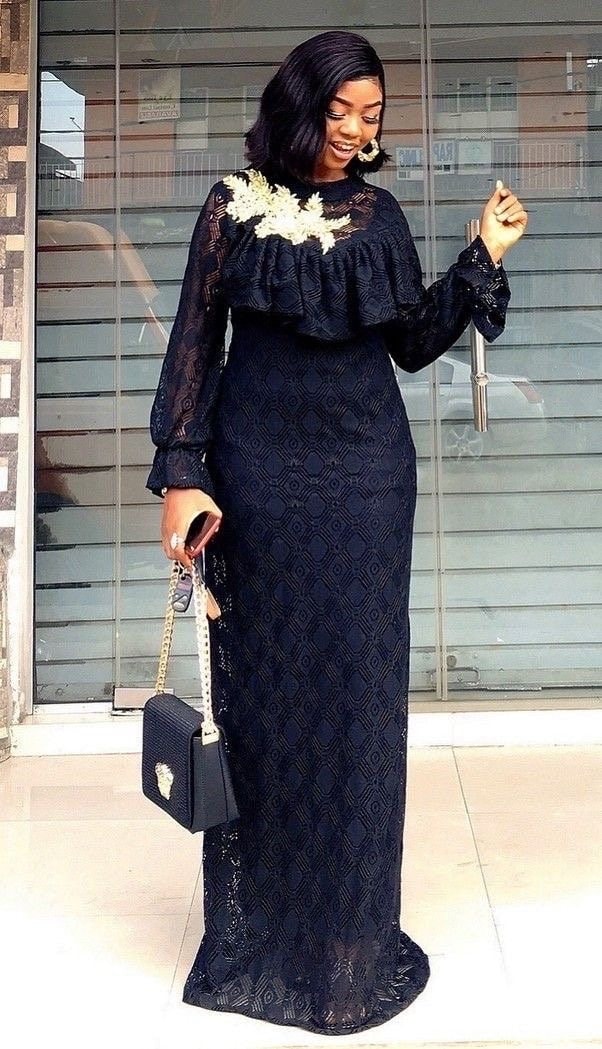 knee length dresses for ladies Funeral Dress in Black