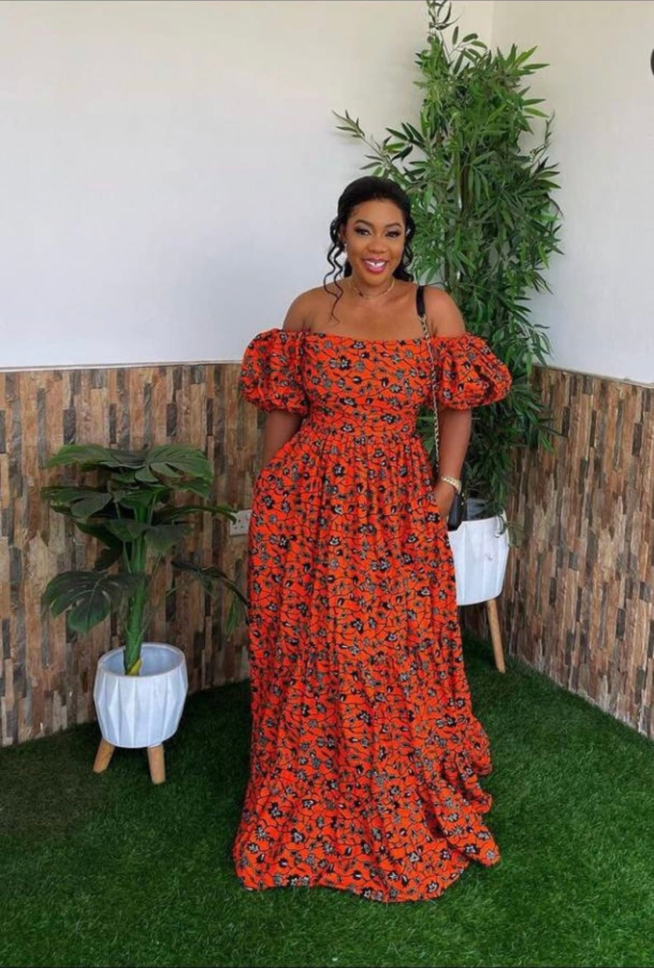 Shoulder Dress Off Shoulder Kitenge Tops Designs Kitenge Maxi