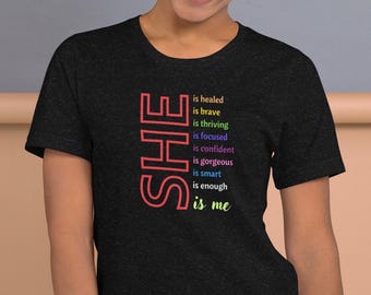 Black Woman Empowerment T-Shirt: Self-Love Affirmation Tee