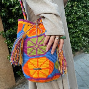 Woven bag, Shigra/Wayuú type. AQO model
