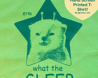 What the Gleep? Hand Screen-Printed T-Shirt