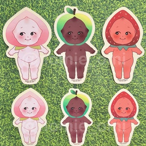 Fruit Kewpie Baby Vinyl Stickers!