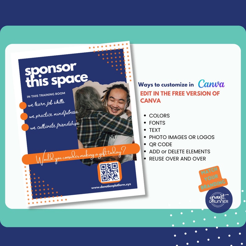 Event Sponsorship Package Editable Canva Template Etsy