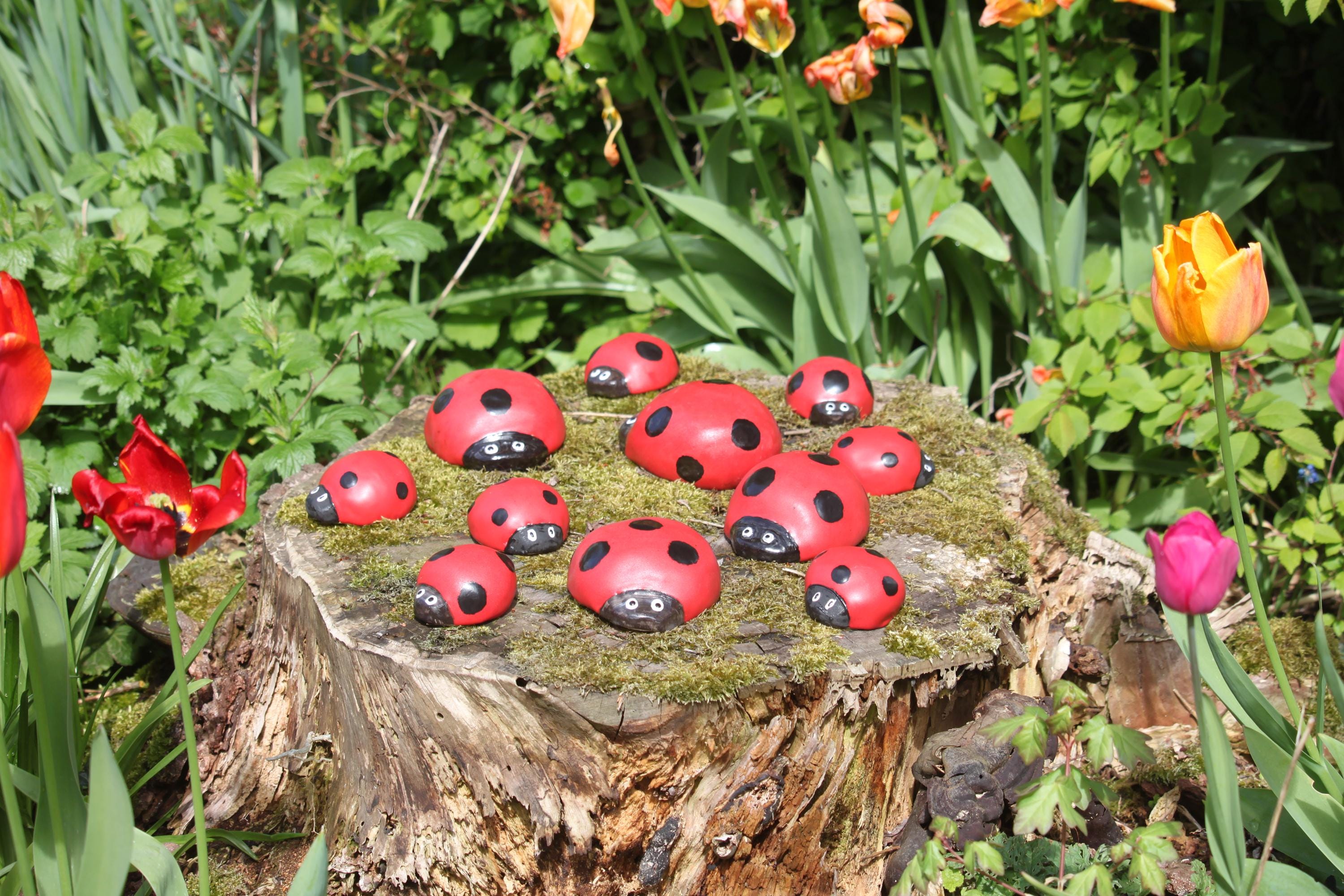 Tonfiguren garten