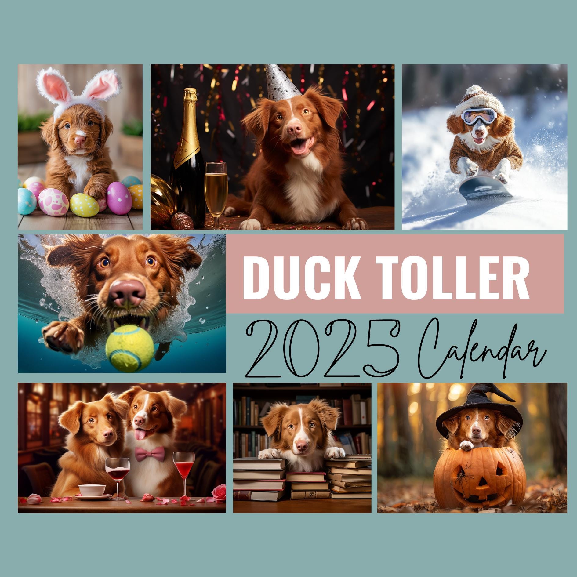 nova-scotia-duck-tolling-retriever-calendar-2025-duck-toller-wall-calendar-gift-12-month-hanging-wall-calendar-desktop-dog-calendar-2025-etsy