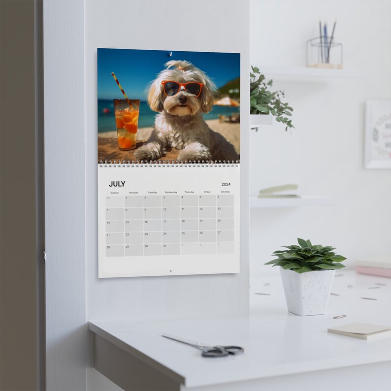 Havanese Calendar 2024 Havanese Wall Calendar Gift 12 Month - Etsy