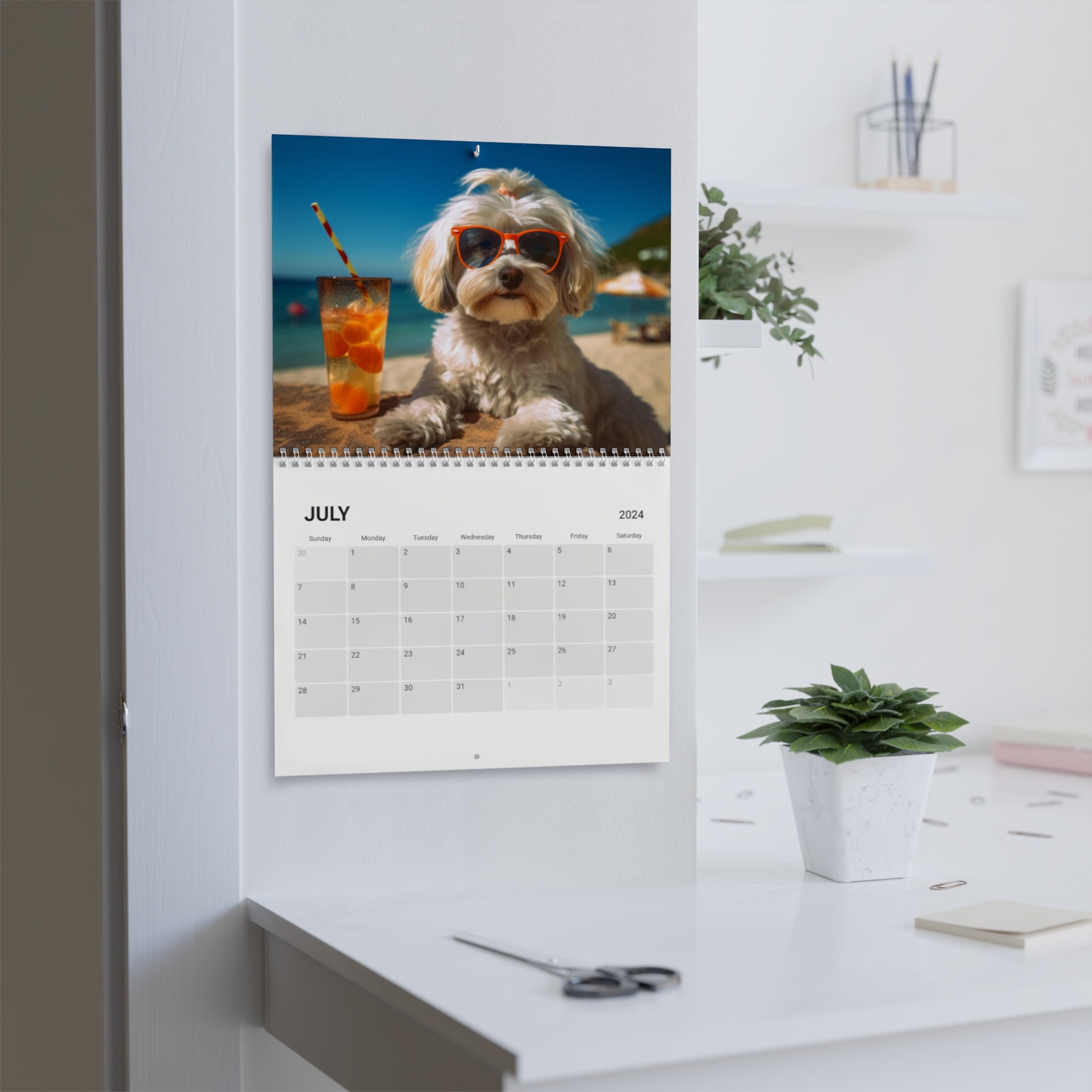 Havanese Calendar 2024 Havanese Wall Calendar Gift 12 Month Etsy Portugal