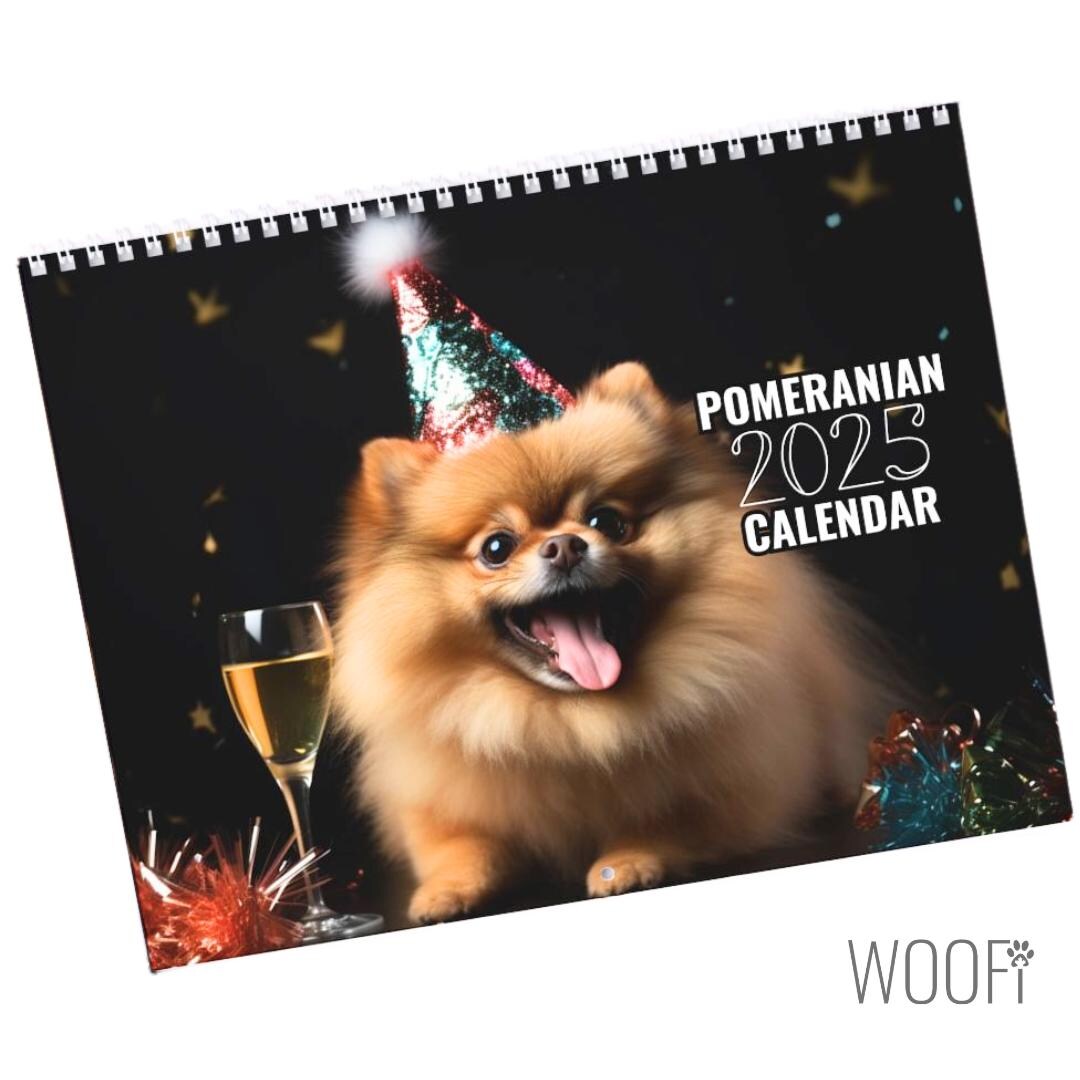 Zwergspitz Kalender 2026 - Fluffiger Hundekalender Mit 12 Süßen Bildern