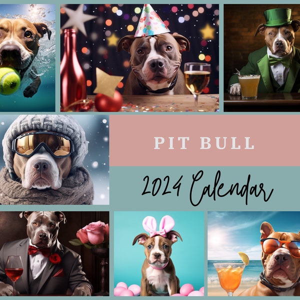 Pit Bull Art Etsy