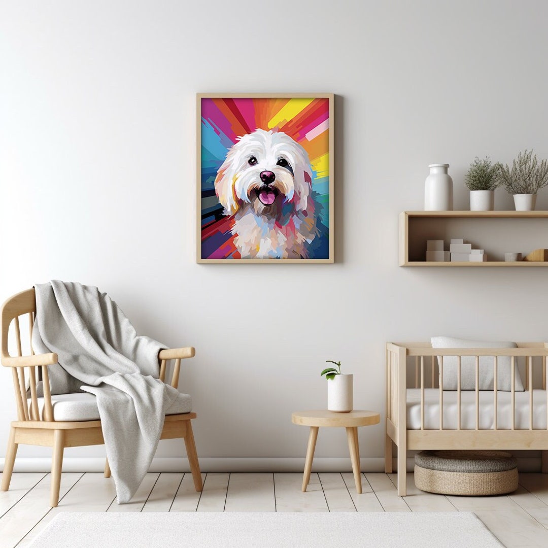 Coton De Tulear Gifts Pop Art Prints, Coton De Tulear Canvas, Digital