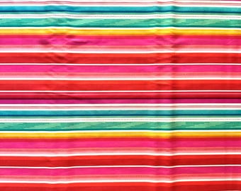 Rainbow Stripe Quilting Cotton