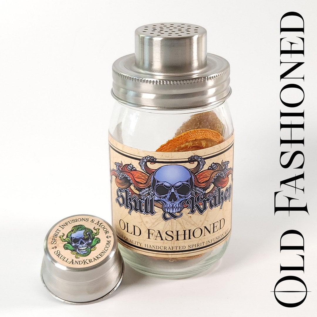 Old Fashioned Kit, Cocktail Infusion Kit, Craft Cocktail Jar, Alcohol