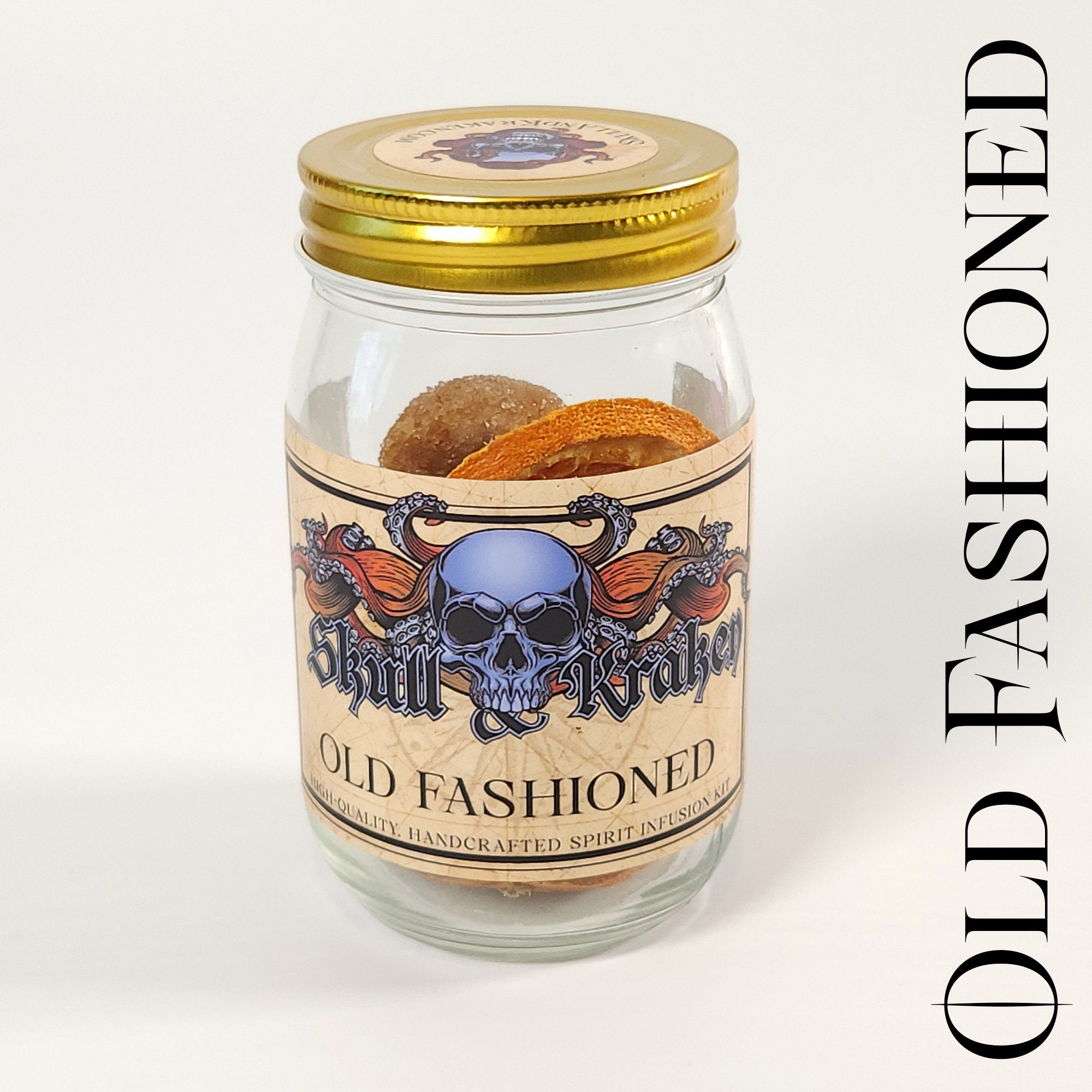 Old Fashioned Kit, Cocktail Infusion Kit, Craft Cocktail Jar, Alcohol