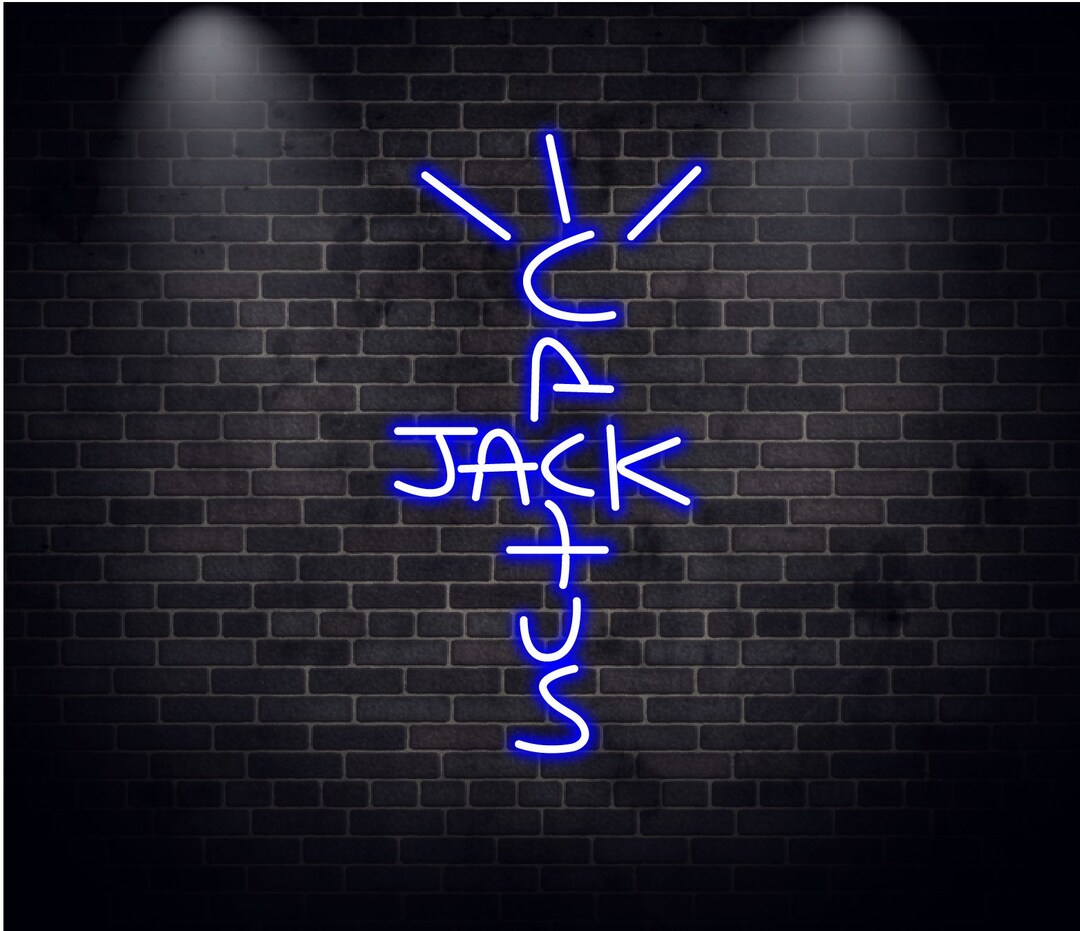 Cactus Jack Neon Sign Cactus Jack Led Sign Cactus Jack Neon Etsy