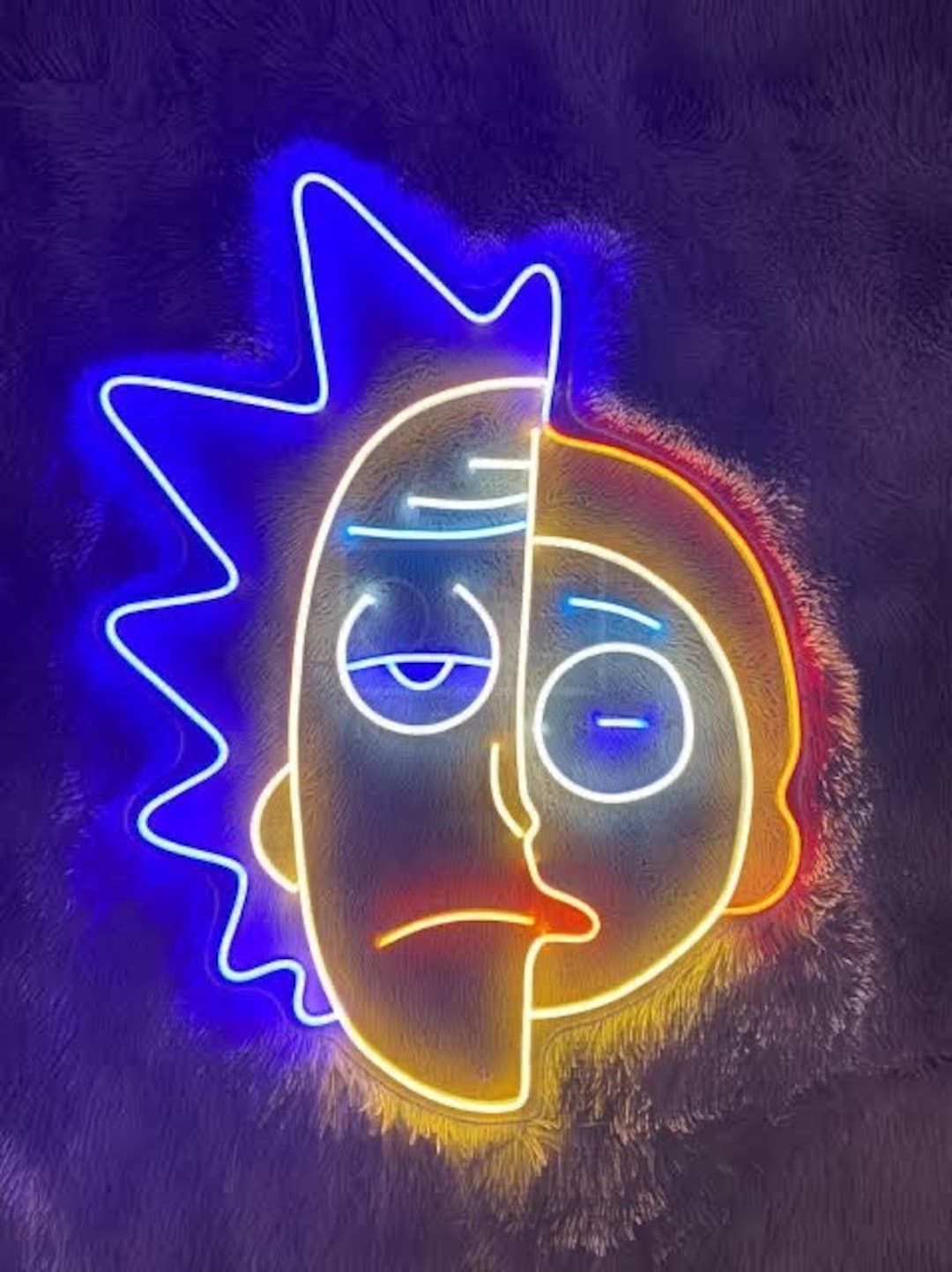 Rick and Morty Neon Sign / Christmas Gifts / Rick and Morty - Etsy