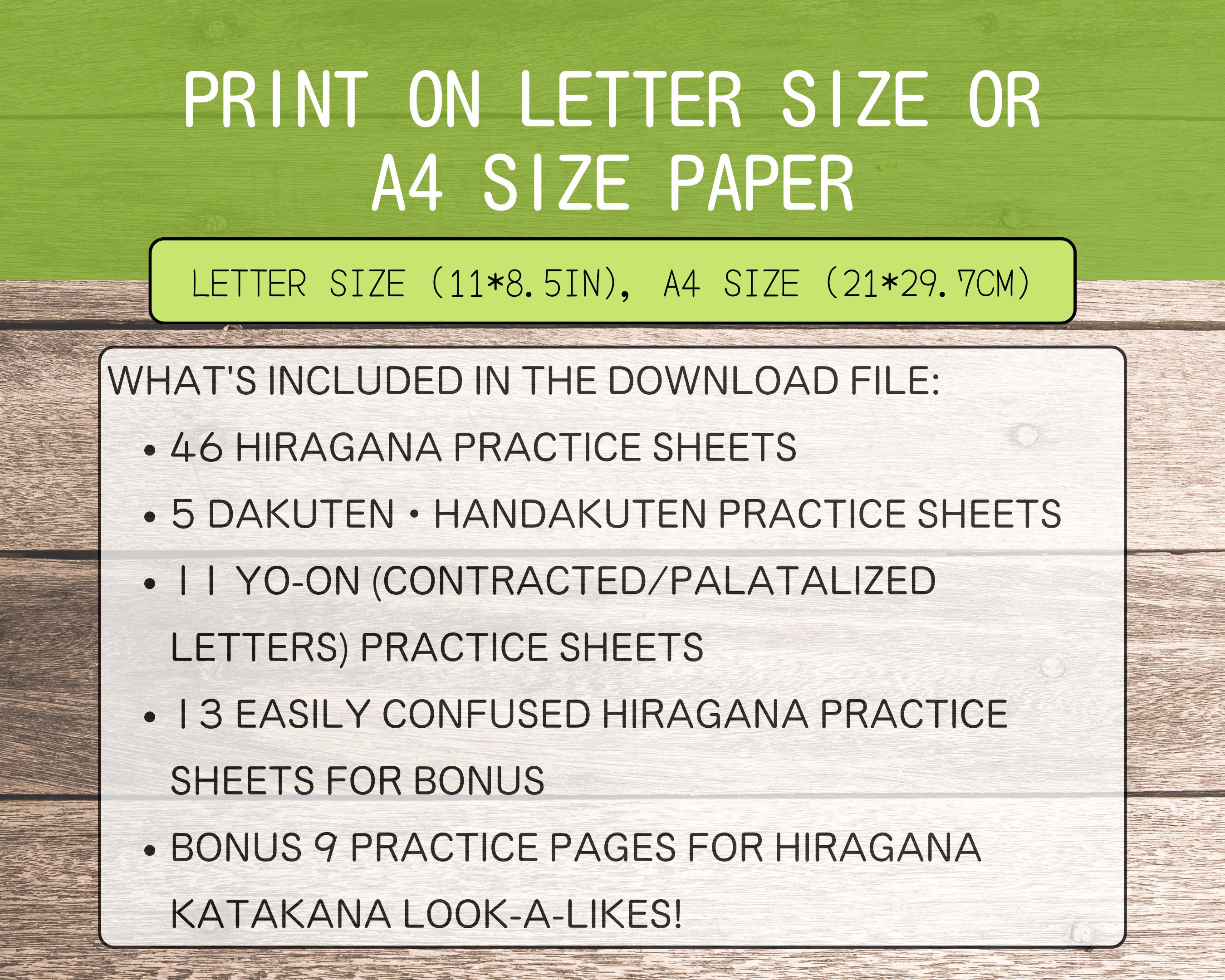 Katakana Practice Worksheet for Japanese Learners and Children With ...