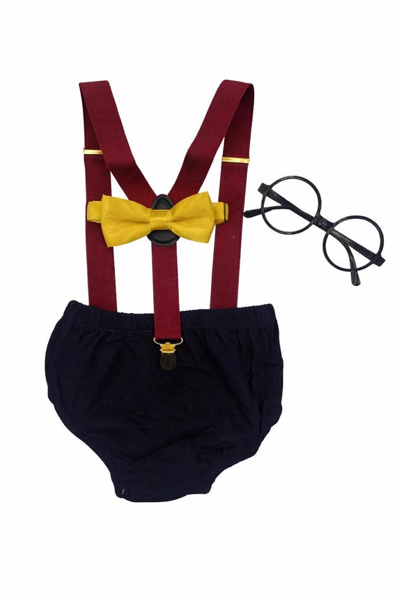 Smash Cake Wizard's First Birthday in Style with Our Unique Wizard Cake Smash Outfit - Ideal for Magical Photoshoots!