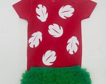 Baby lilo Costume, soft and comfortable baby girl costume.