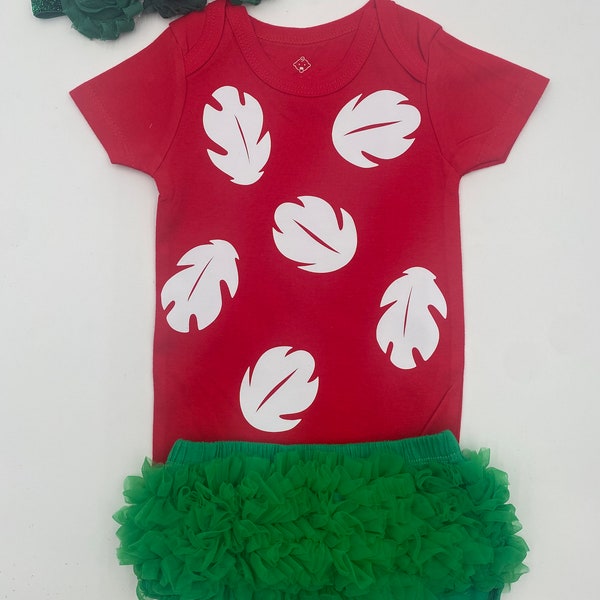 Baby lilo Costume, soft and comfortable baby girl costume.