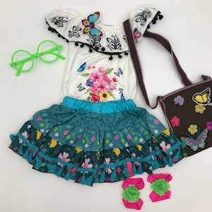 Mirabel baby costume, toddler baby costume, girl Mirabel costume.