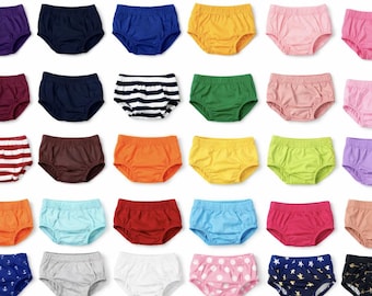 Diaper Covers •Unisex Baby Diaper cover Over 40 Choices • Cake Smash Bloomers • Photo Prop Outfit Bottoms for Baby Boys & Girls