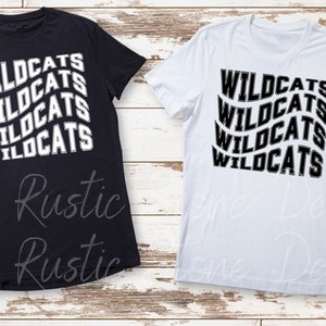 Wildcats team png, Wildcats mascot png file, Wildcats digital download, Wildcats game day PNG SVG