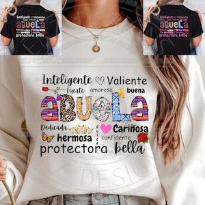 Spanish Mothers Day Png, Feliz dia de las Madres PNG, Mama Png, Abuela Shirt, Mother&#39;s Day Png, Mama sublimation Png,