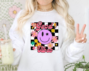 Groovy Mama PNG, Retro Design, Good Vibes (Digital Download)