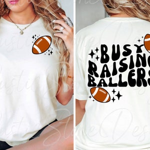 Busy Raising ballers PNG, busy raising ballers png, football mama PNG, football mama png, trendy football PNG, trendy football png
