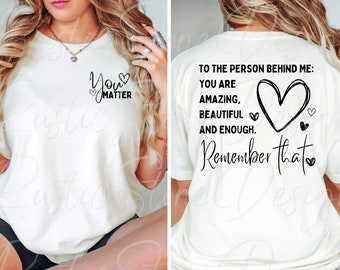 You Matter PNG, Positive Affirmation Design (Digital Download)